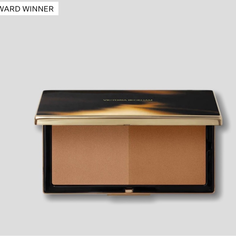 Victoria Beckham Bronzer & Contour Duo — Warm Brown Shades 03 Sand/Sol